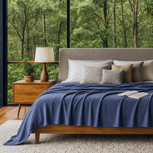 Rayon from Bamboo Cotton Cooling Blanket