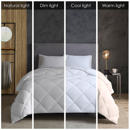 Maximum Warmth Cotton Down Alternative Featherless Comforter