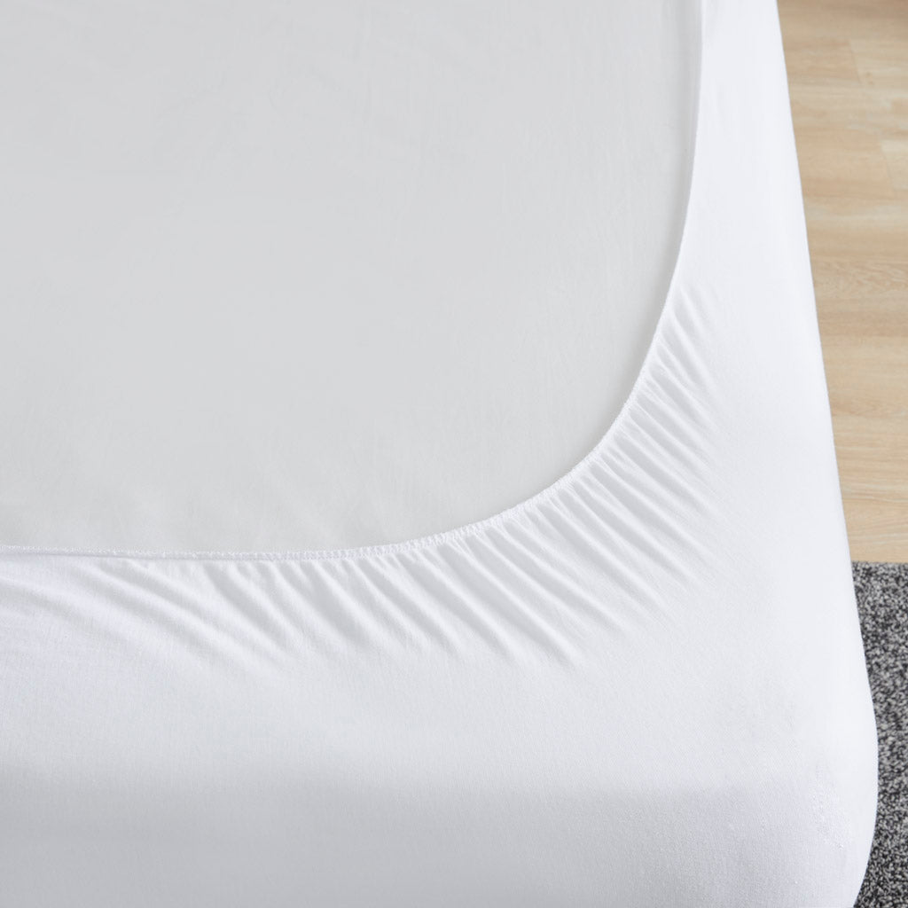 All Natural Cotton Percale Quilted Mattress Pad