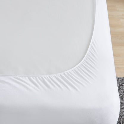 All Natural Cotton Percale Quilted Mattress Pad