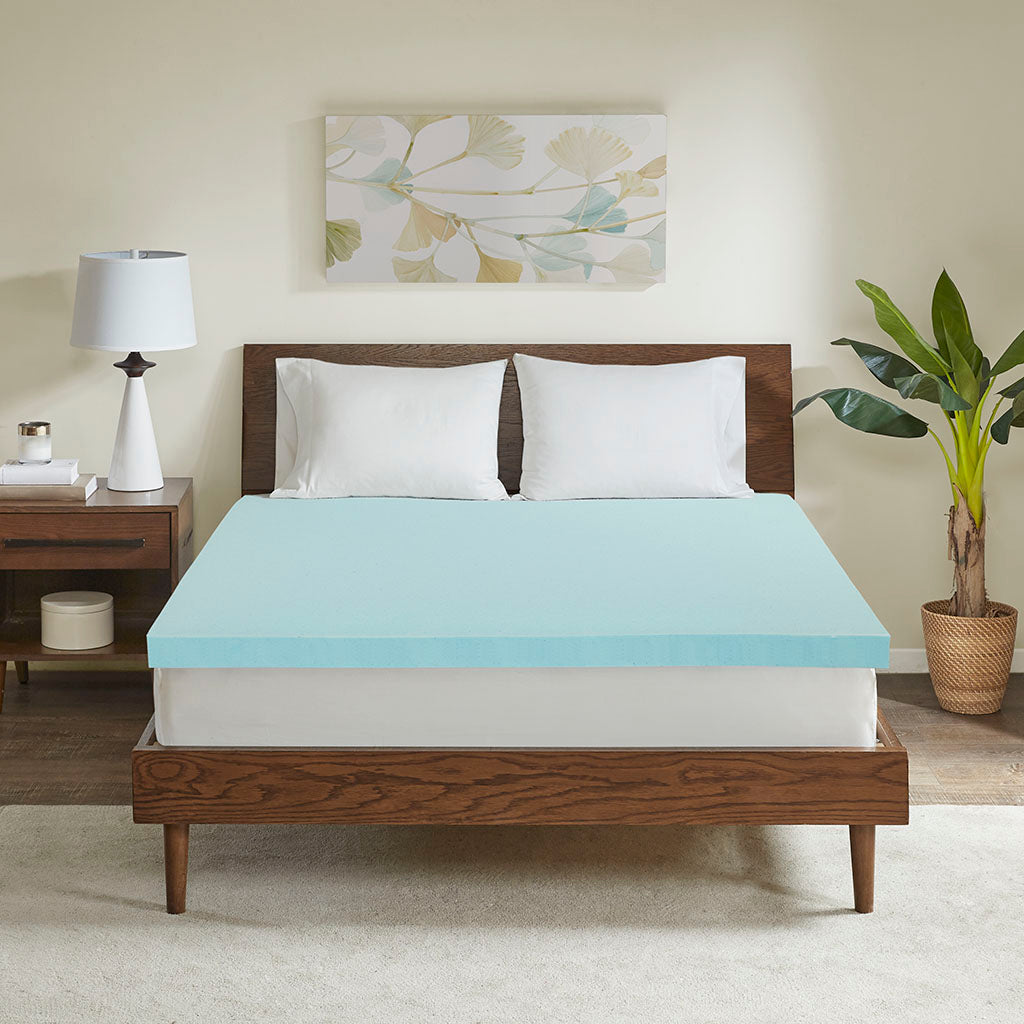 2" Gel Memory Foam with 3M Cover Mattress Topper