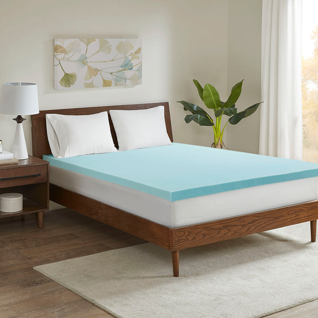 2" Gel Memory Foam with 3M Cover Mattress Topper