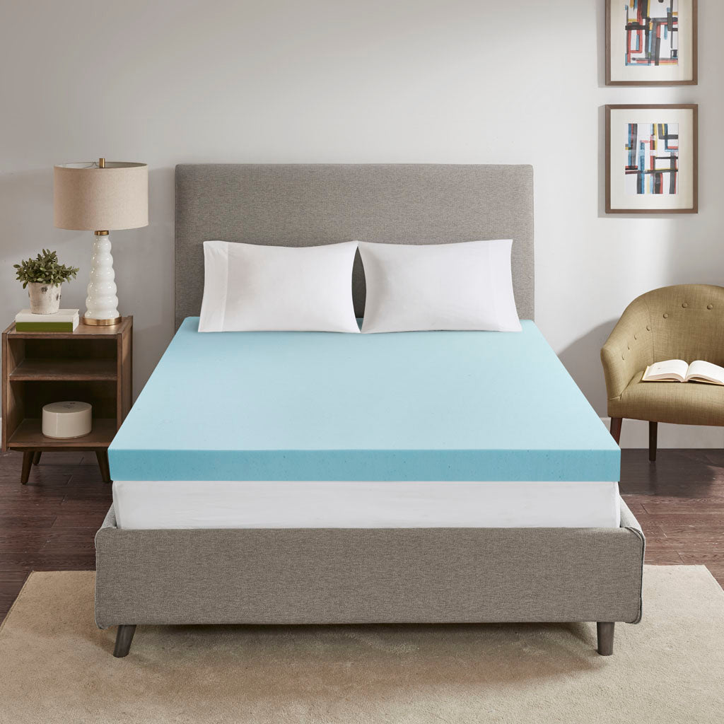 2" Gel Memory Foam with 3M Cover Mattress Topper