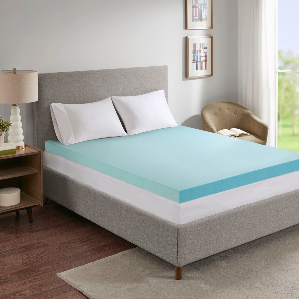 2" Gel Memory Foam with 3M Cover Mattress Topper