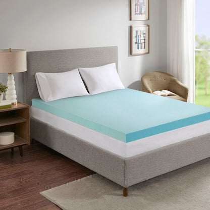 2" Gel Memory Foam with 3M Cover Mattress Topper