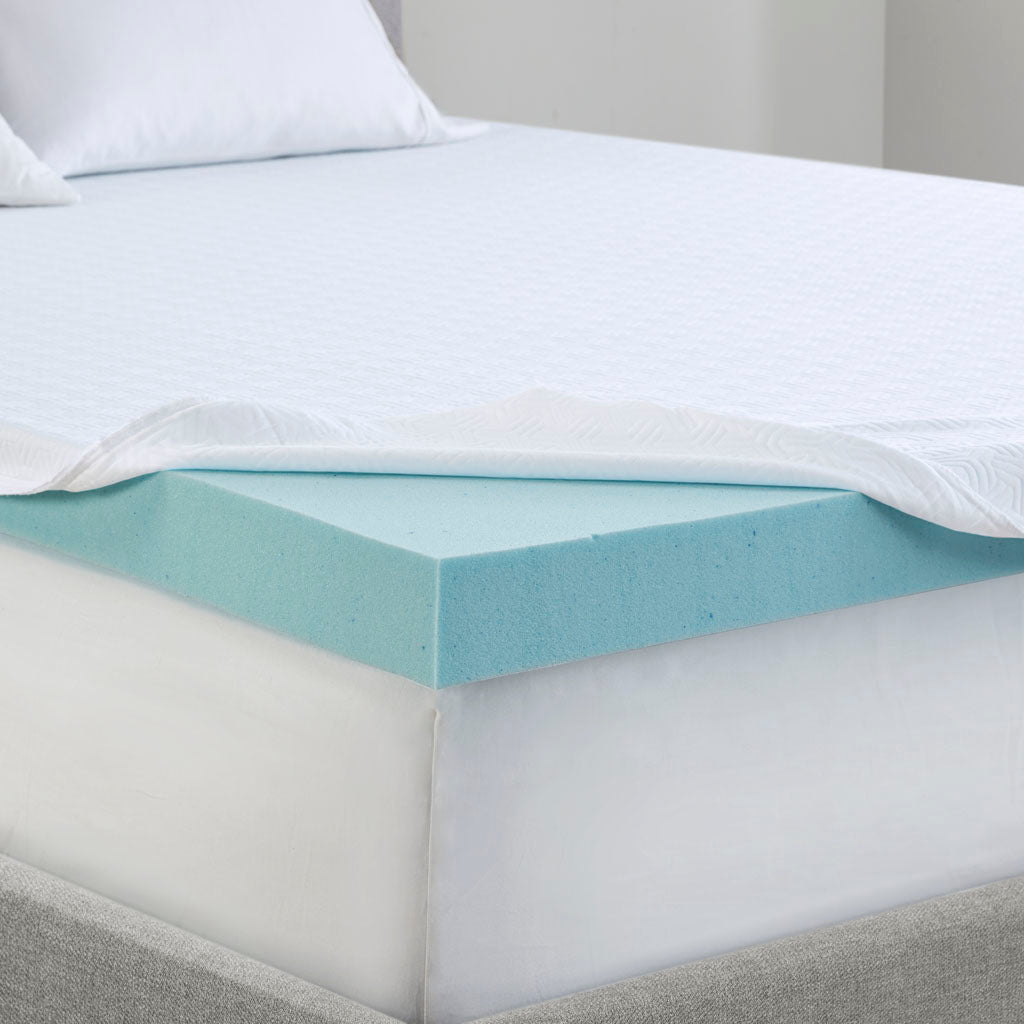 2" Gel Memory Foam with 3M Cover Mattress Topper