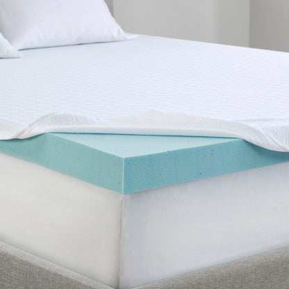 2" Gel Memory Foam with 3M Cover Mattress Topper