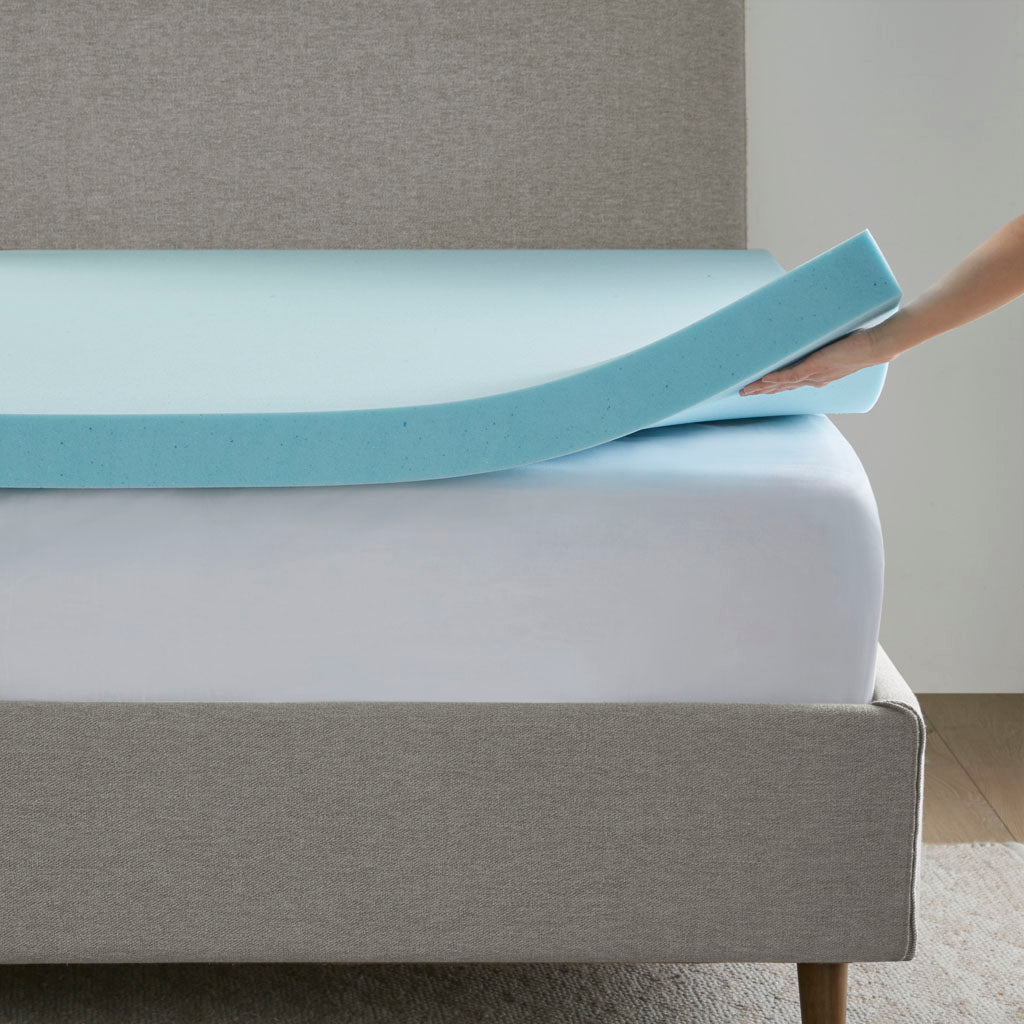 2" Gel Memory Foam with 3M Cover Mattress Topper