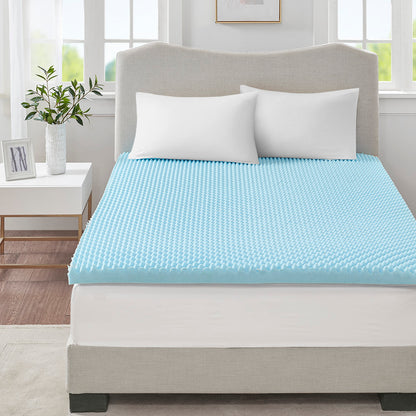 3" Gel Memory Foam All Season Reversible Hypoallergenic Cooling Mattress Topper