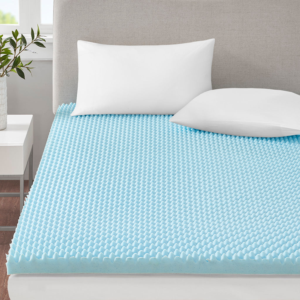 3" Gel Memory Foam All Season Reversible Hypoallergenic Cooling Mattress Topper