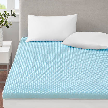 3" Gel Memory Foam All Season Reversible Hypoallergenic Cooling Mattress Topper