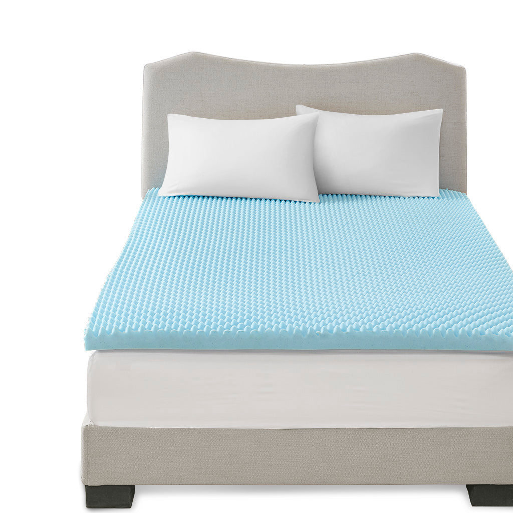 3" Gel Memory Foam All Season Reversible Hypoallergenic Cooling Mattress Topper