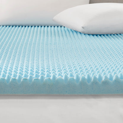 3" Gel Memory Foam All Season Reversible Hypoallergenic Cooling Mattress Topper