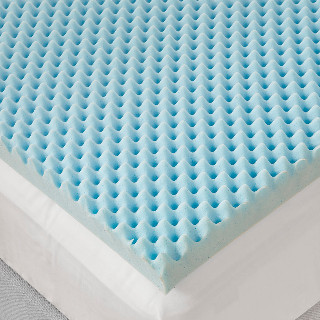 3" Gel Memory Foam All Season Reversible Hypoallergenic Cooling Mattress Topper