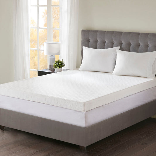 4" Gel Memory Foam with 3M Cover Antimicrobial Memory Foam Mattress Topper