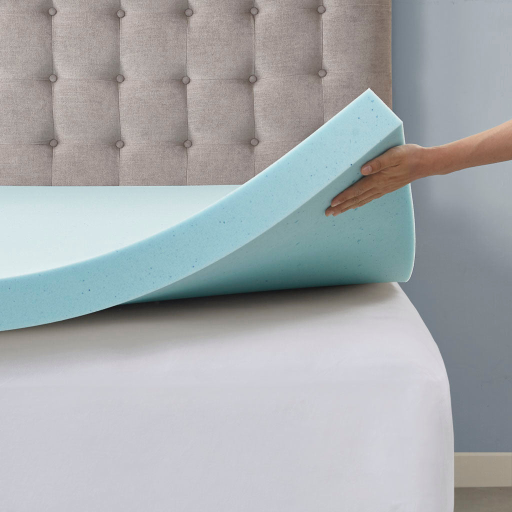 3" Gel Memory Foam with Cooling Cover Hypoallergenic 3" Cooling Gel Memory Foam Mattress Topper with Removable Cooling Cover
