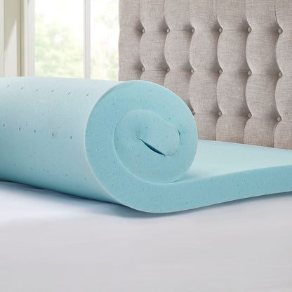 3" Gel Memory Foam with Cooling Cover Hypoallergenic 3" Cooling Gel Memory Foam Mattress Topper with Removable Cooling Cover