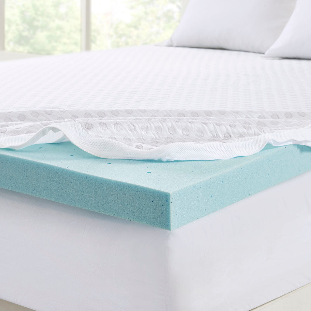 3" Gel Memory Foam with Cooling Cover Hypoallergenic 3" Cooling Gel Memory Foam Mattress Topper with Removable Cooling Cover
