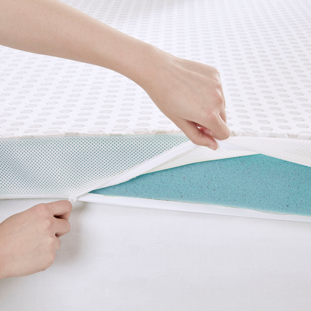 3" Gel Memory Foam with Cooling Cover Hypoallergenic 3" Cooling Gel Memory Foam Mattress Topper with Removable Cooling Cover