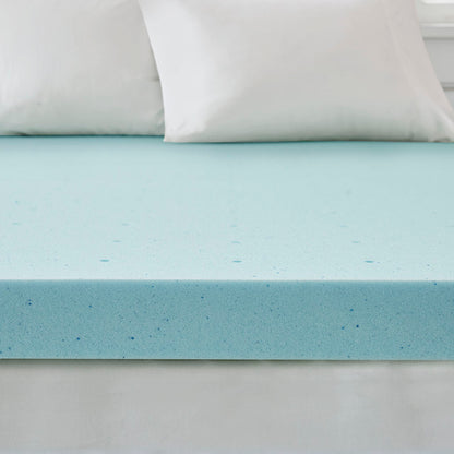 3" Gel Memory Foam with Cooling Cover Hypoallergenic 3" Cooling Gel Memory Foam Mattress Topper with Removable Cooling Cover