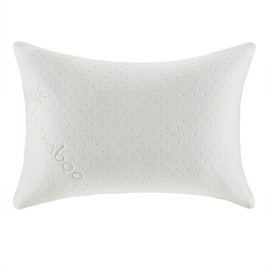Rayon from Bamboo Shredded Memory Foam Pillow with Rayon from Bamboo Blend Cover