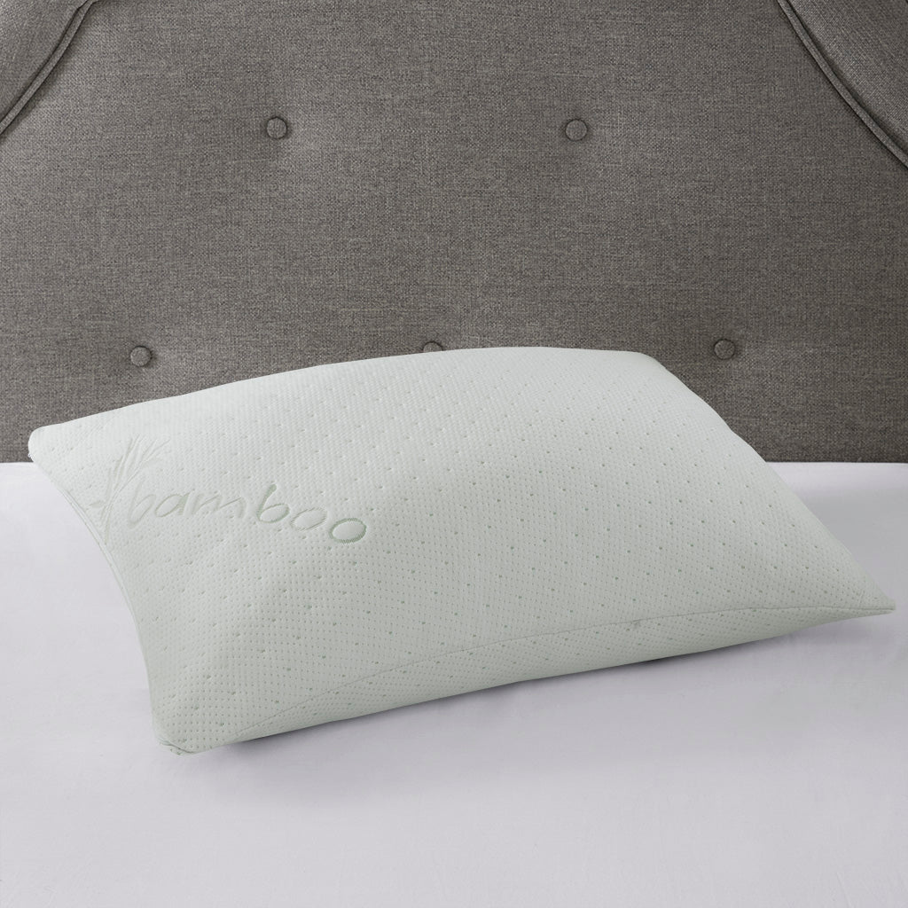 Rayon from Bamboo Shredded Memory Foam Pillow with Rayon from Bamboo Blend Cover