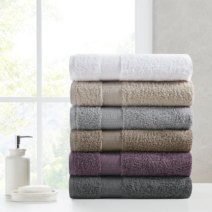 Madison Park Signature 100% Egyptian Cotton 6 Piece Towel Set