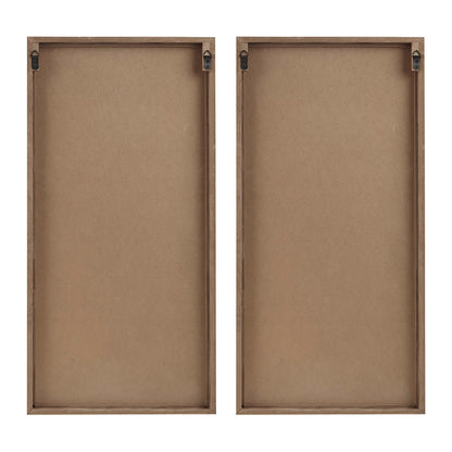 Madison Park Two-tone 2-piece Wood Panel Wall Decor Set