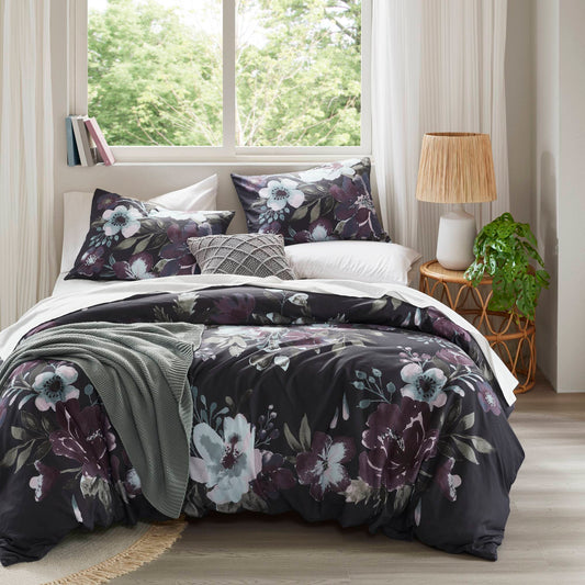 Madison Park 3 Piece Cotton Duvet Cover Set