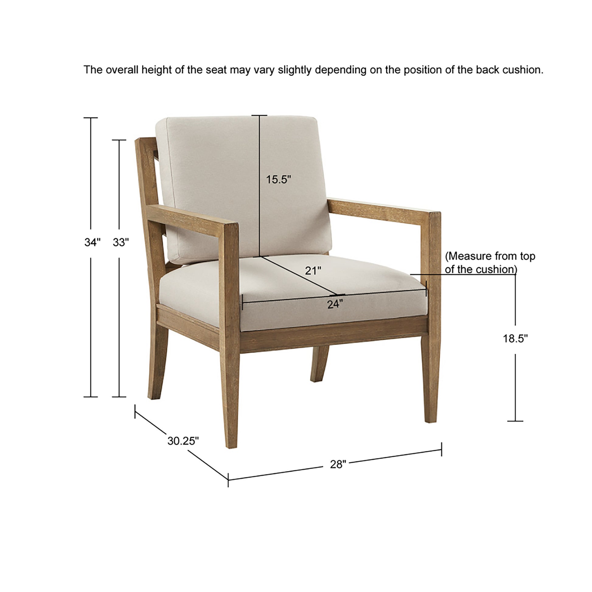 Madison Park Upholstered Accent Armchair