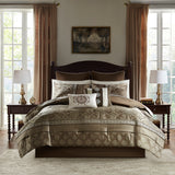 Zara 16 Piece Jacquard Comforter Set with 2 Bed Sheet Sets