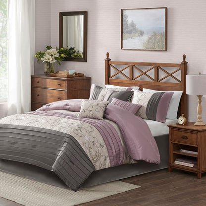 Madison Park Embroidered 7 Piece Comforter Set