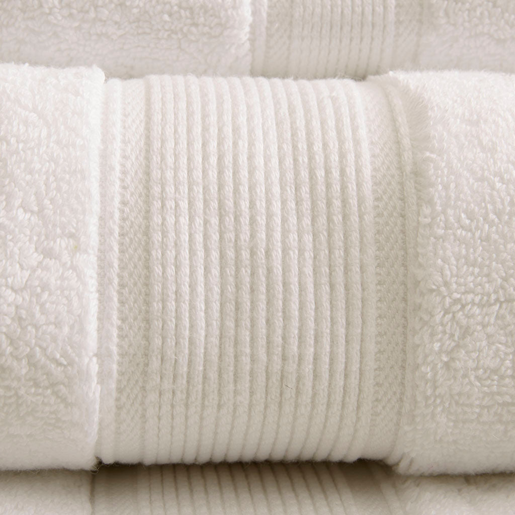 Madison Park Signature 100% Cotton 8 Piece Antimicrobial Towel Set