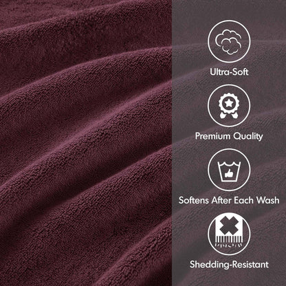 Madison Park Signature 800GSM Ultra-Soft 100% Cotton Absorbent Towel Set