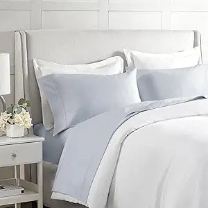 500 Thread Count Egyptian Cotton Deep Pocket Sheet Set Slate Grey