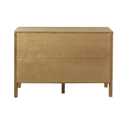 Paige Geometric 2-Door Storage Cabinet with Adjustable Shelves