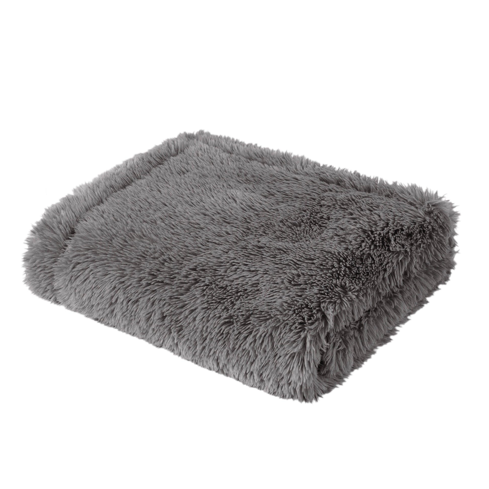 Madison Park Faux Fur Throw 50x60"