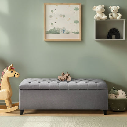 Madison Park Tufted Top Soft Close Storage Bench