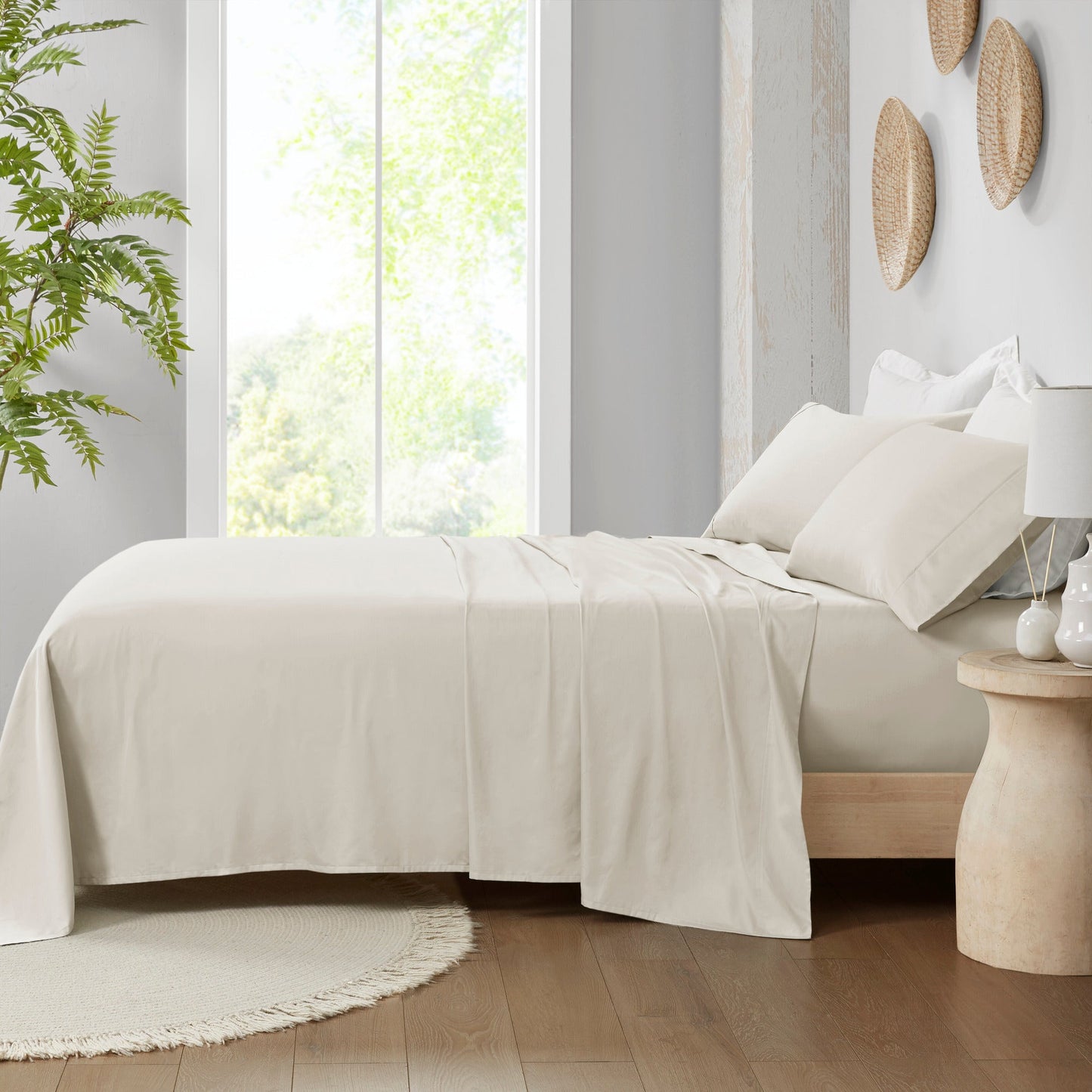 🎁 300 Thread Count Organic Cotton Deep Pocket Sheet Set (100% off)