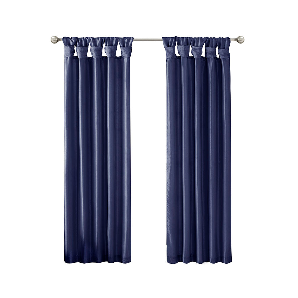 Madison Park Twist Tab Lined Window Curtain Panel