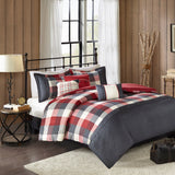 Ridge 6-Piece Herringbone Duvet Cover Set