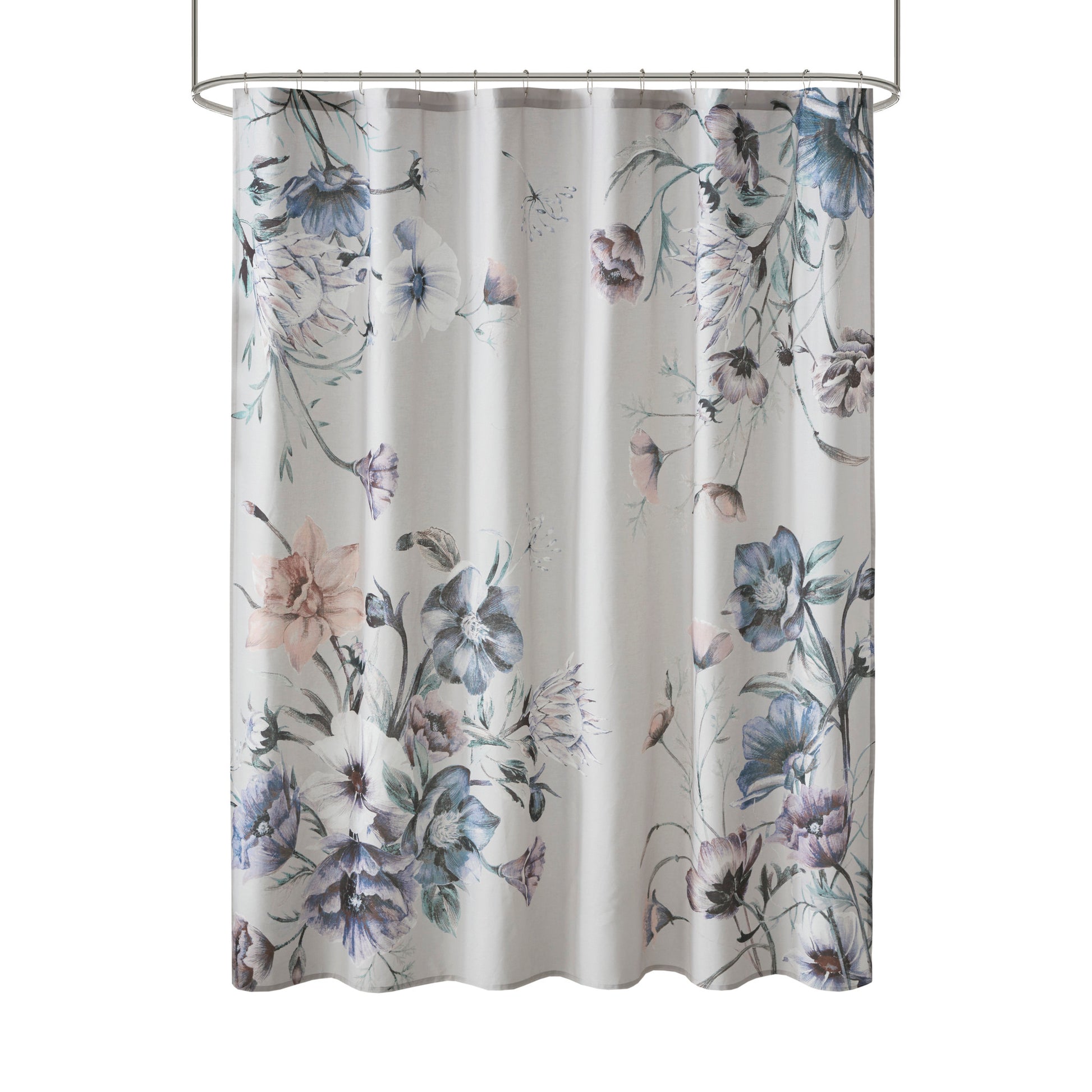 Madison Park Printed Cotton Shower Curtain
