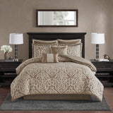 Odette 8 Piece Jacquard Comforter Set