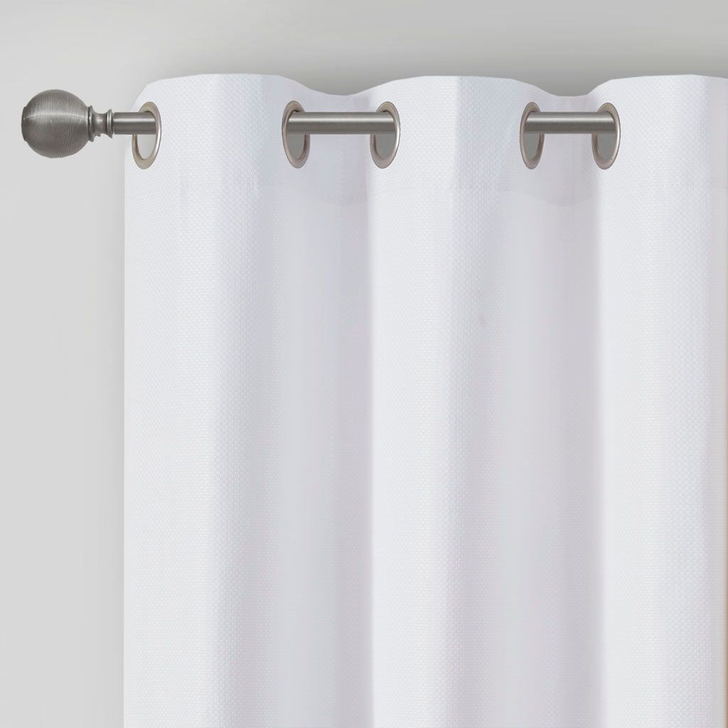 Madison Park Basketweave Room Darkening Curtain Panel Pair