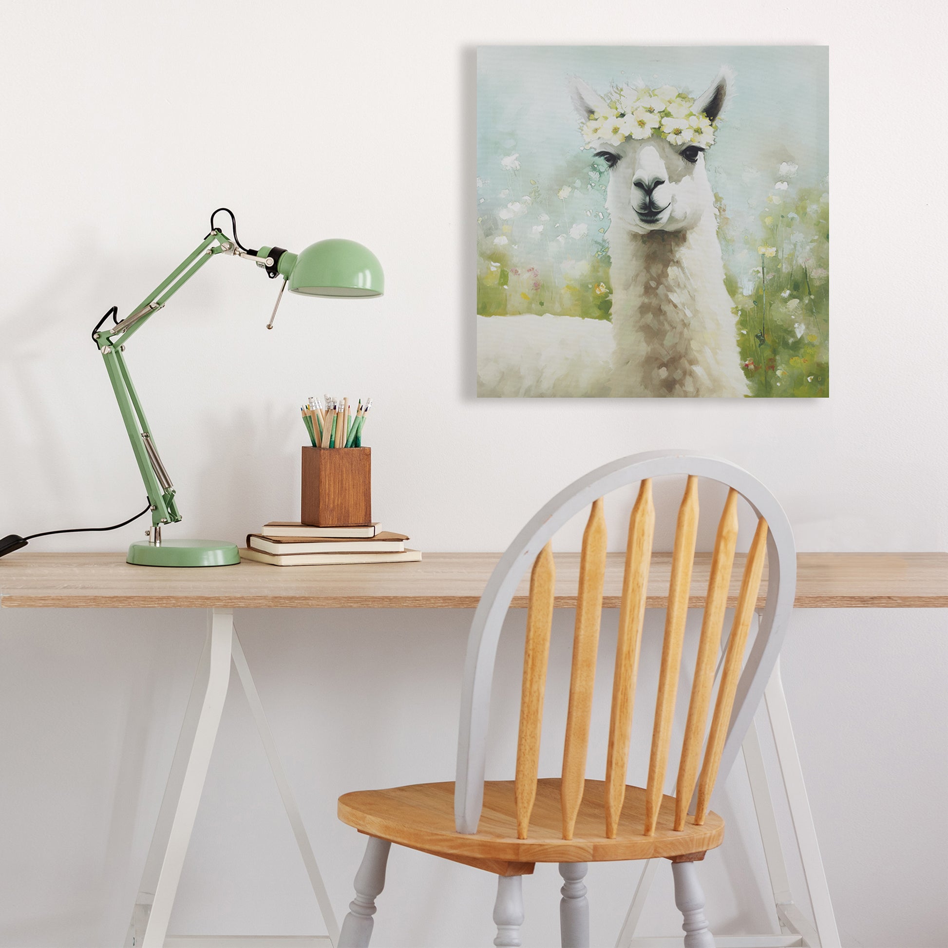 Madison Park Llama Canvas Wall Art