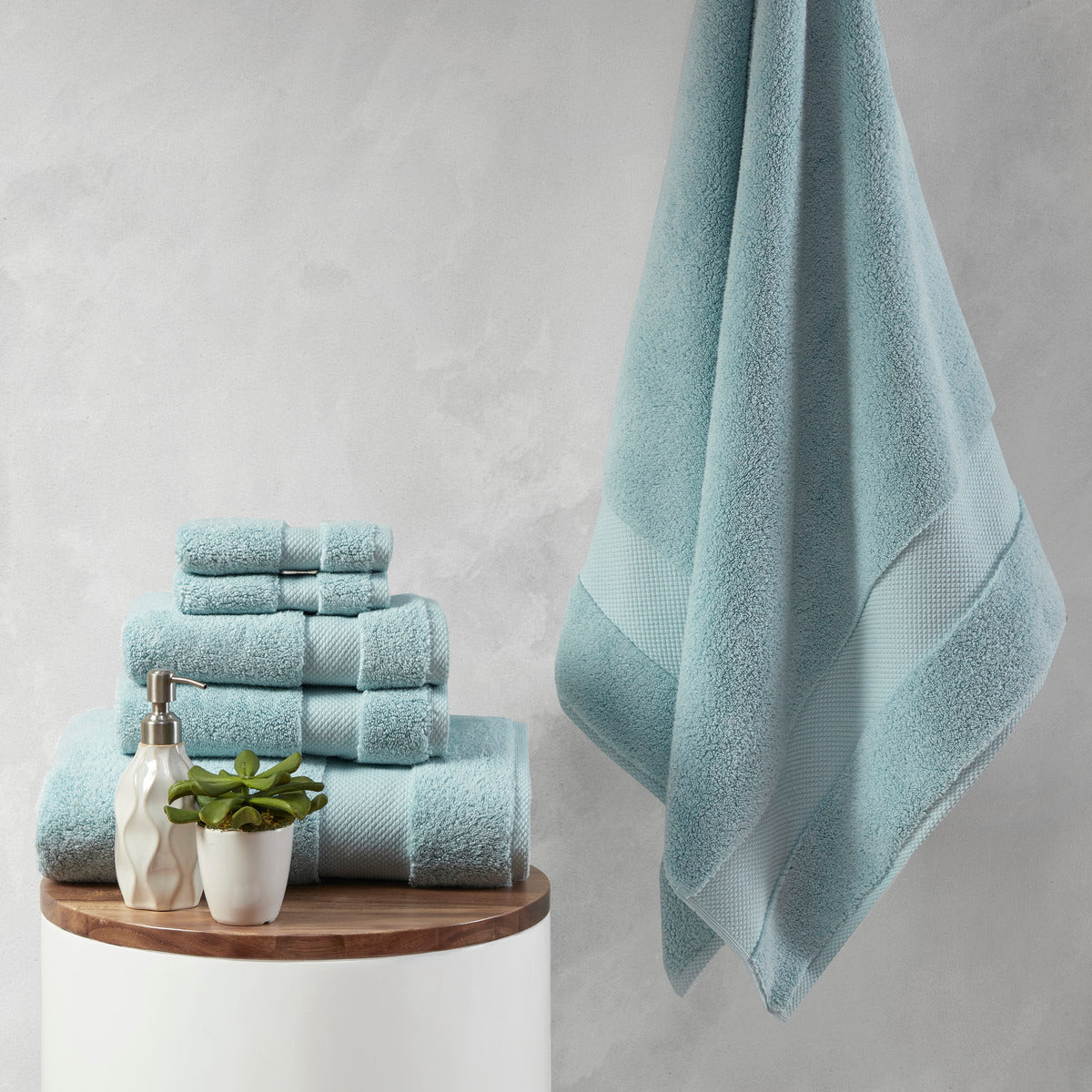 Madison Park Signature 1000gsm 100% Cotton 6 Piece Towel Set