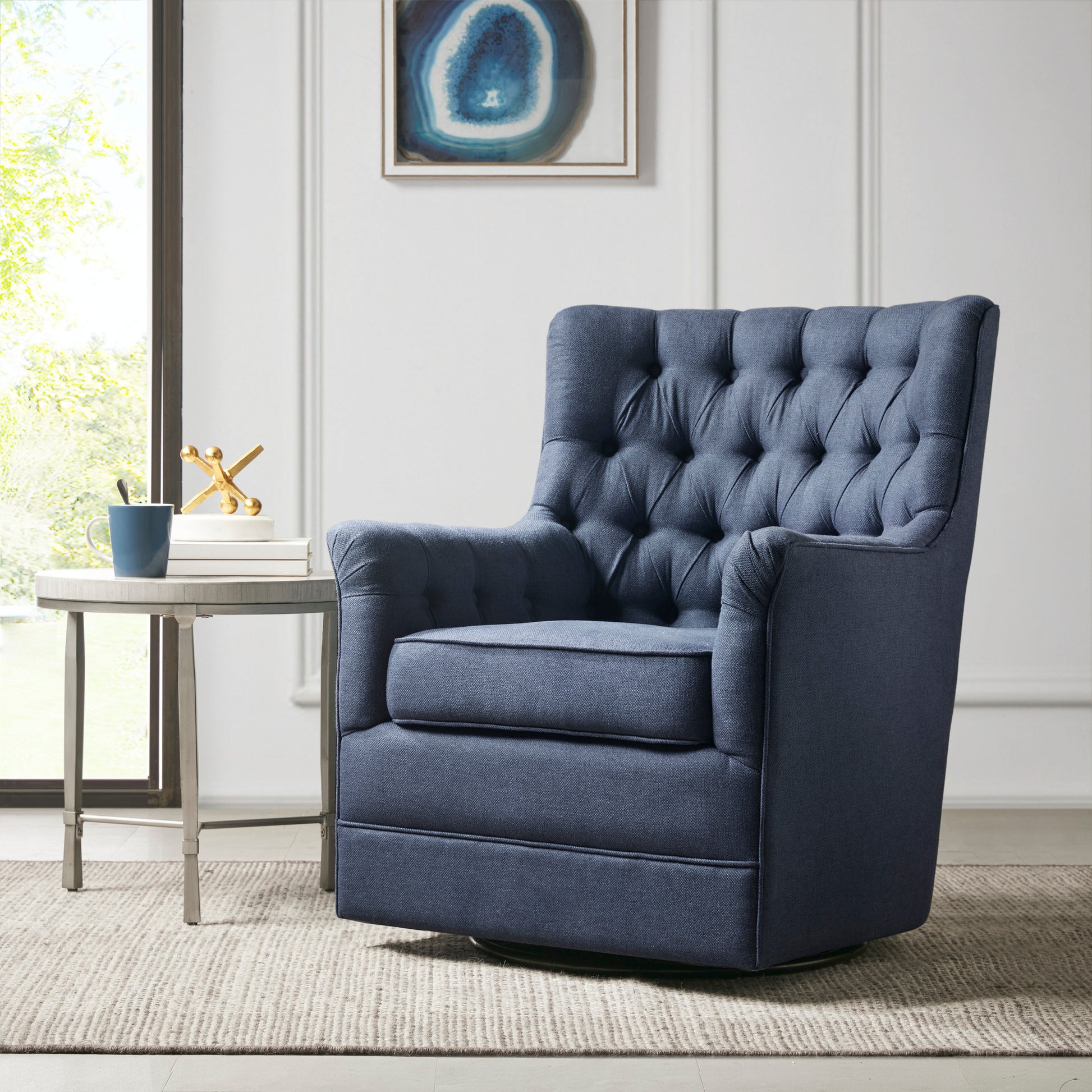 Madison Park Swivel Glider Chair