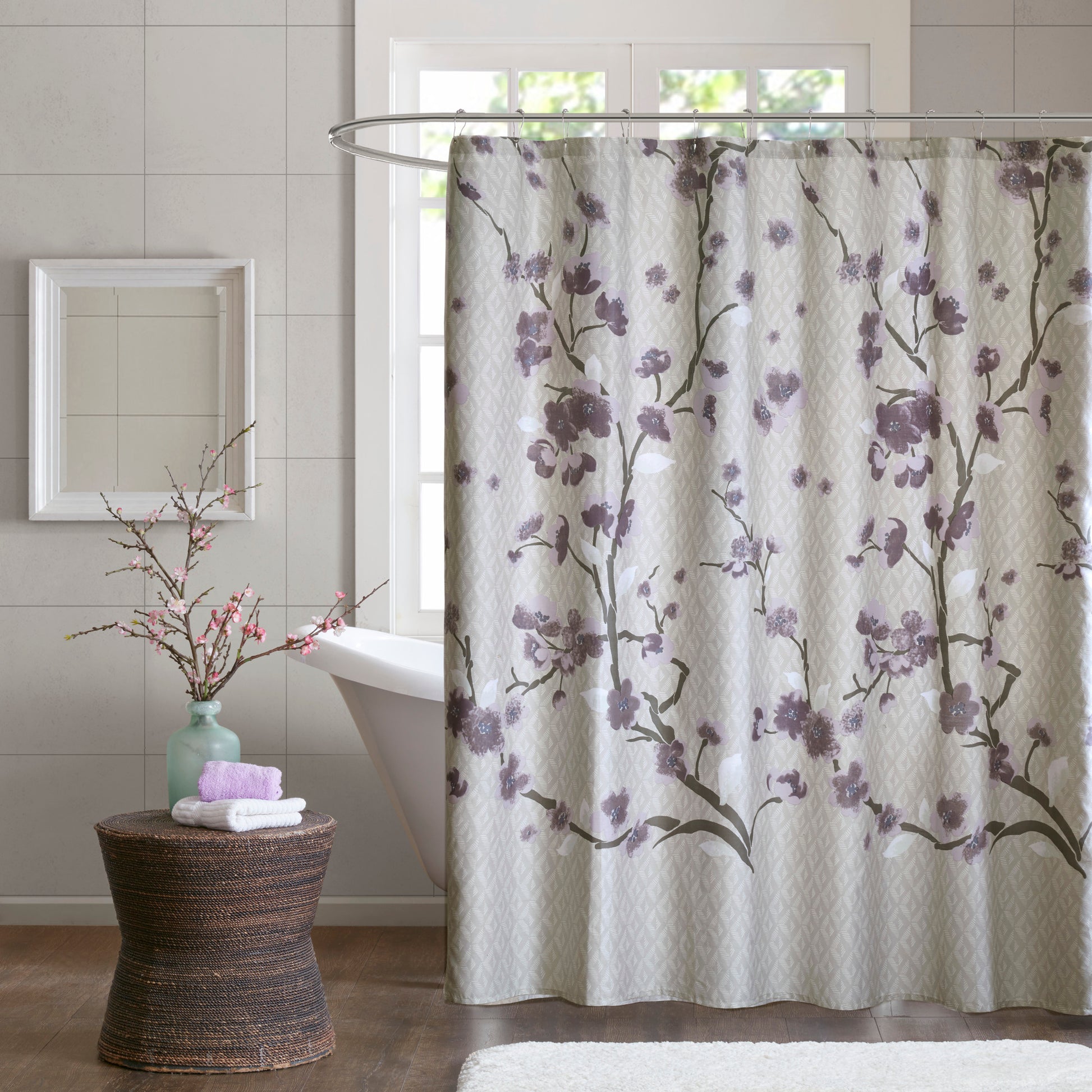 Madison Park Cotton Shower Curtain