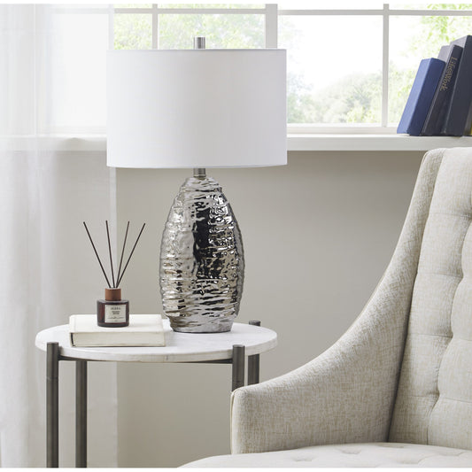 Hampton Hill Oval Textured Ceramic Table Lamp