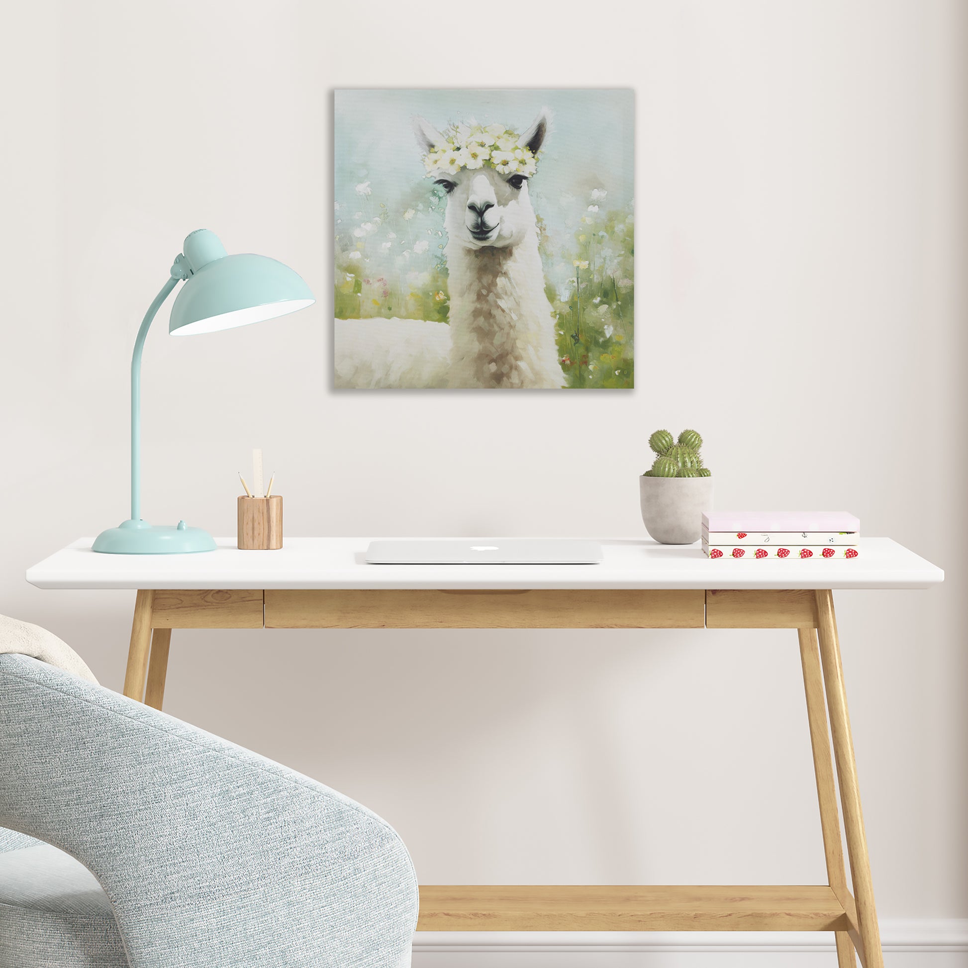 Madison Park Llama Canvas Wall Art